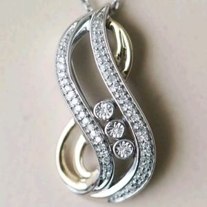 Diamond Infinity Necklace